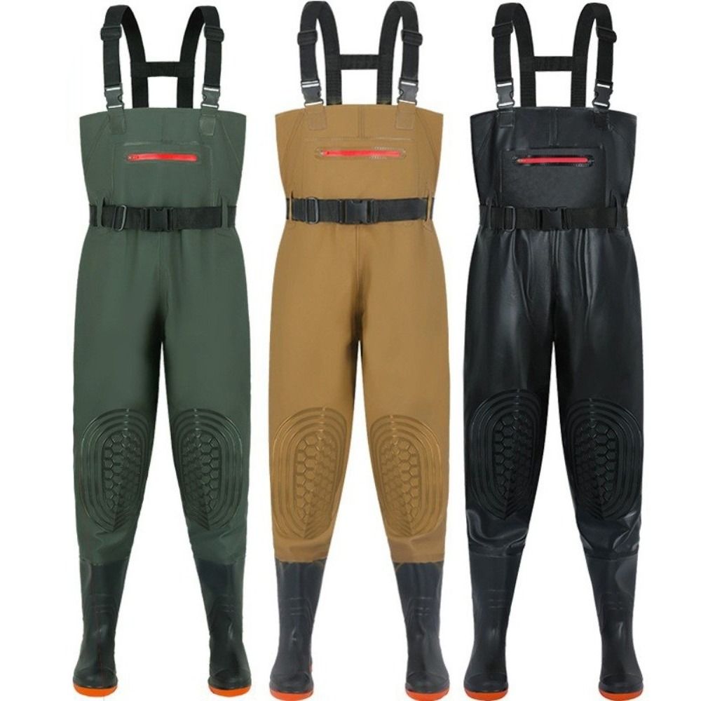 Setelan Memancing PVC Tahan La - Fishing Pants Waterproof ulasan dan harga