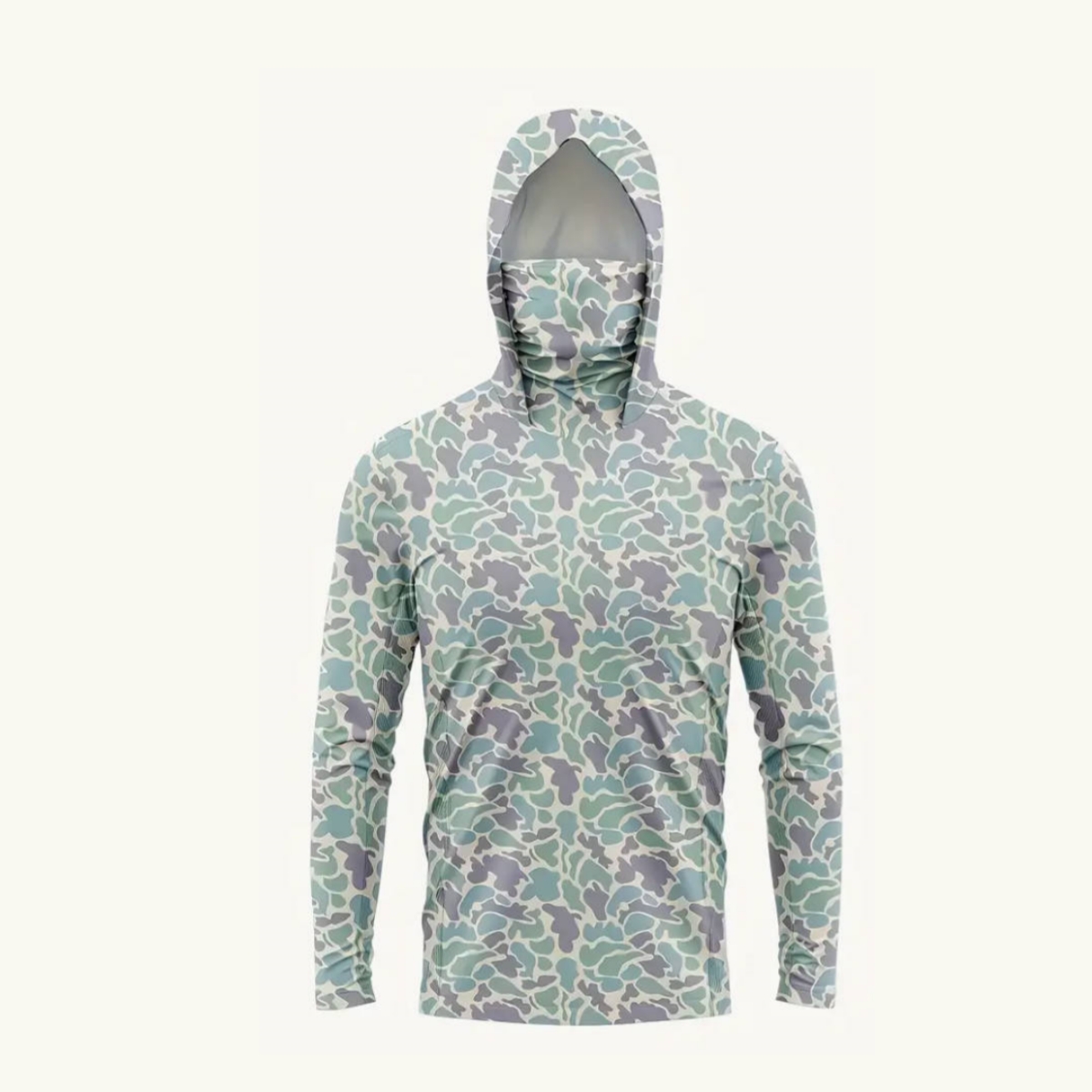 Hoodie Pancing Anti-UV Pria Wa - Fishing Hoodie ulasan dan harga