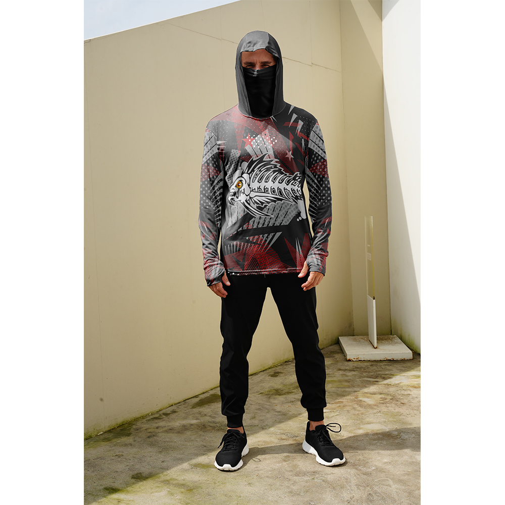 Hoodie Pancing Pria Motif Ikan - Fishing Hoodie ulasan dan harga