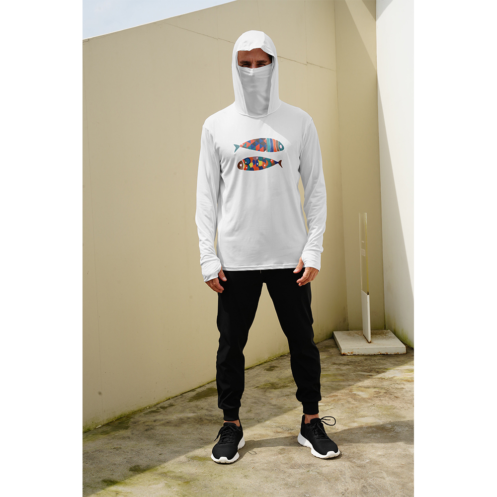 Hoodie Pancing Pria Motif Ikan - Fishing Hoodie ulasan dan harga