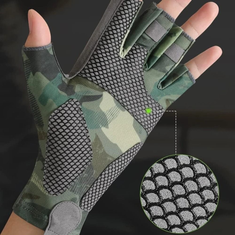 Sarung Tangan Memancing Elasti - Fishing Gloves ulasan dan harga