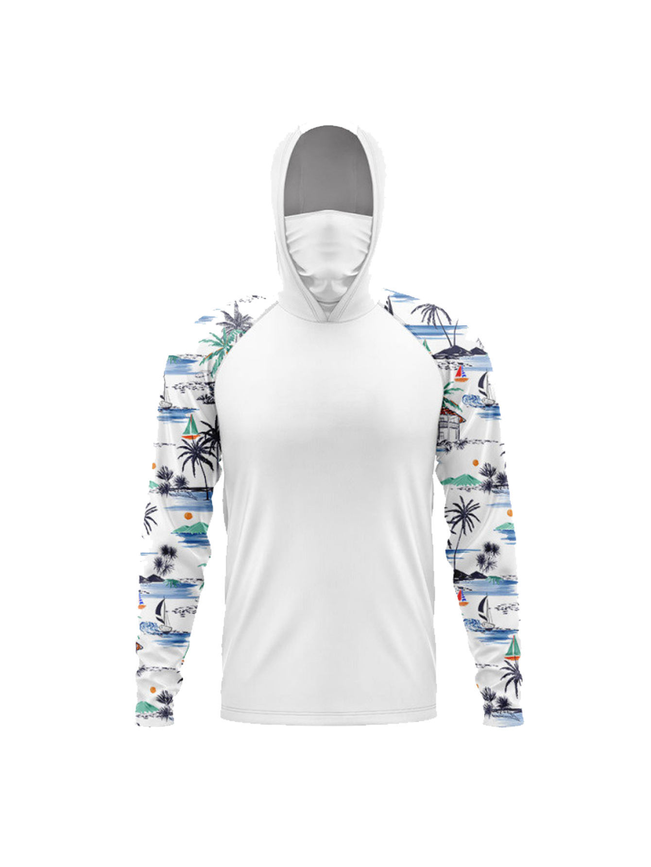 Hoodie Pria Pelindung Matahari - Fishing Hoodie ulasan dan harga